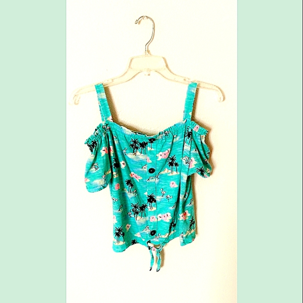 Dolphin Beach Turquoise Tank Top shirt